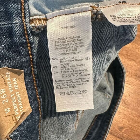 NWT Madewell The Perfect Vintage Straight Jean - Picture 8 of 8